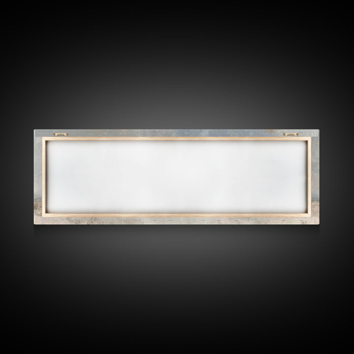 Silent Stable Light – Framed Canvas Print – Christian Art Canvas – Panoramic Wall Art – Christmas Art – Christian Wall Art – Jesus Painting