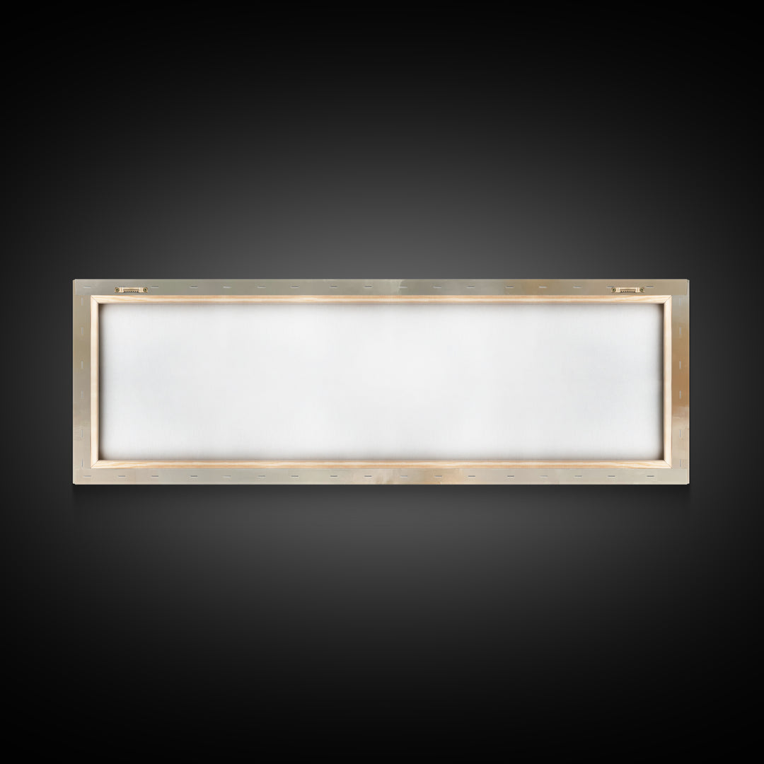 Holy Night Path, Framed Canvas Print, Christian Wall Art, Panoramic Painting, Christian Art Canvas, Christmas Art, Jesus Painting