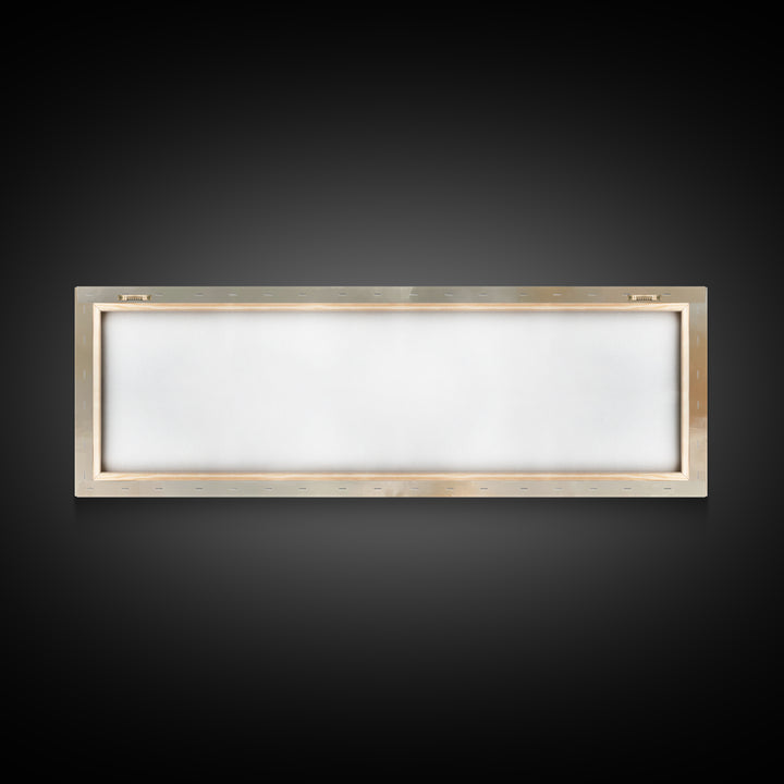 Holy Night Path, Framed Canvas Print, Christian Wall Art, Panoramic Painting, Christian Art Canvas, Christmas Art, Jesus Painting