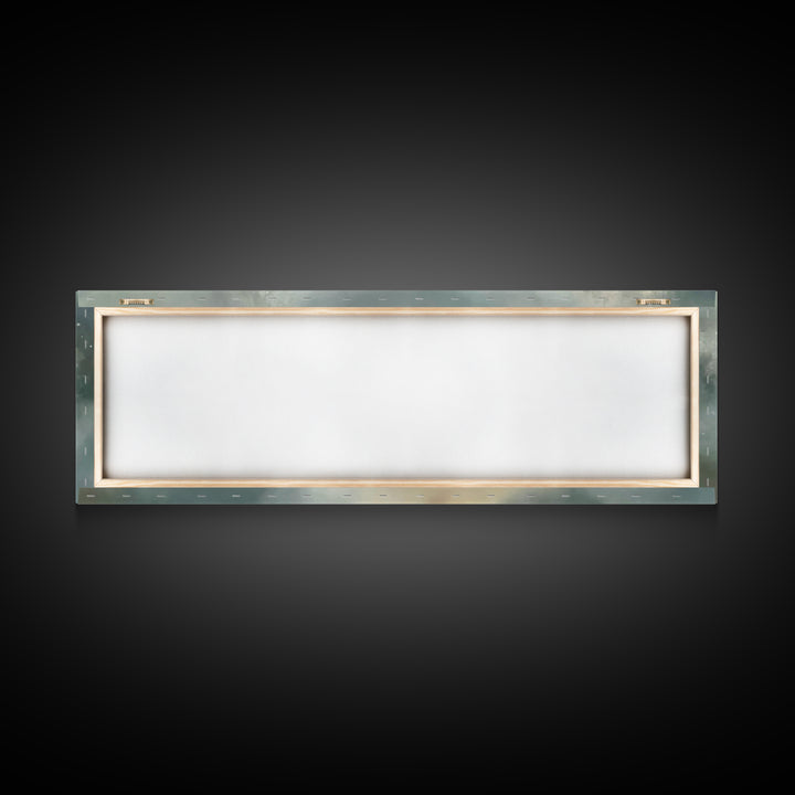 Path Of Gentle Light – Framed Canvas Print – Panoramic Art – Christian Wall Art – Jesus Painting – Christian Art Canvas – Modern Christian