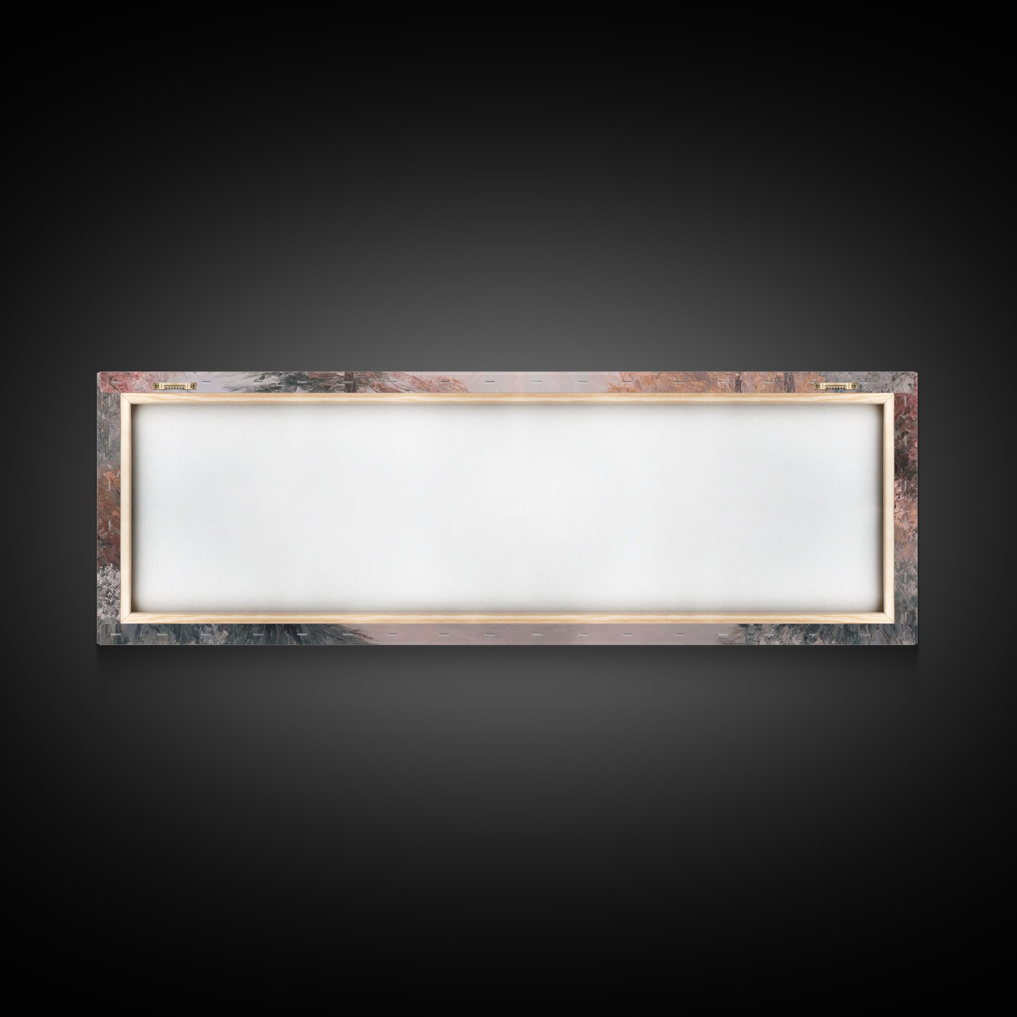 Garden Of His Peace | Framed Canvas Print | Panoramic Wall Art | Christian Art | Jesus Painting | Christian Art Canvas | Subtle Christian A