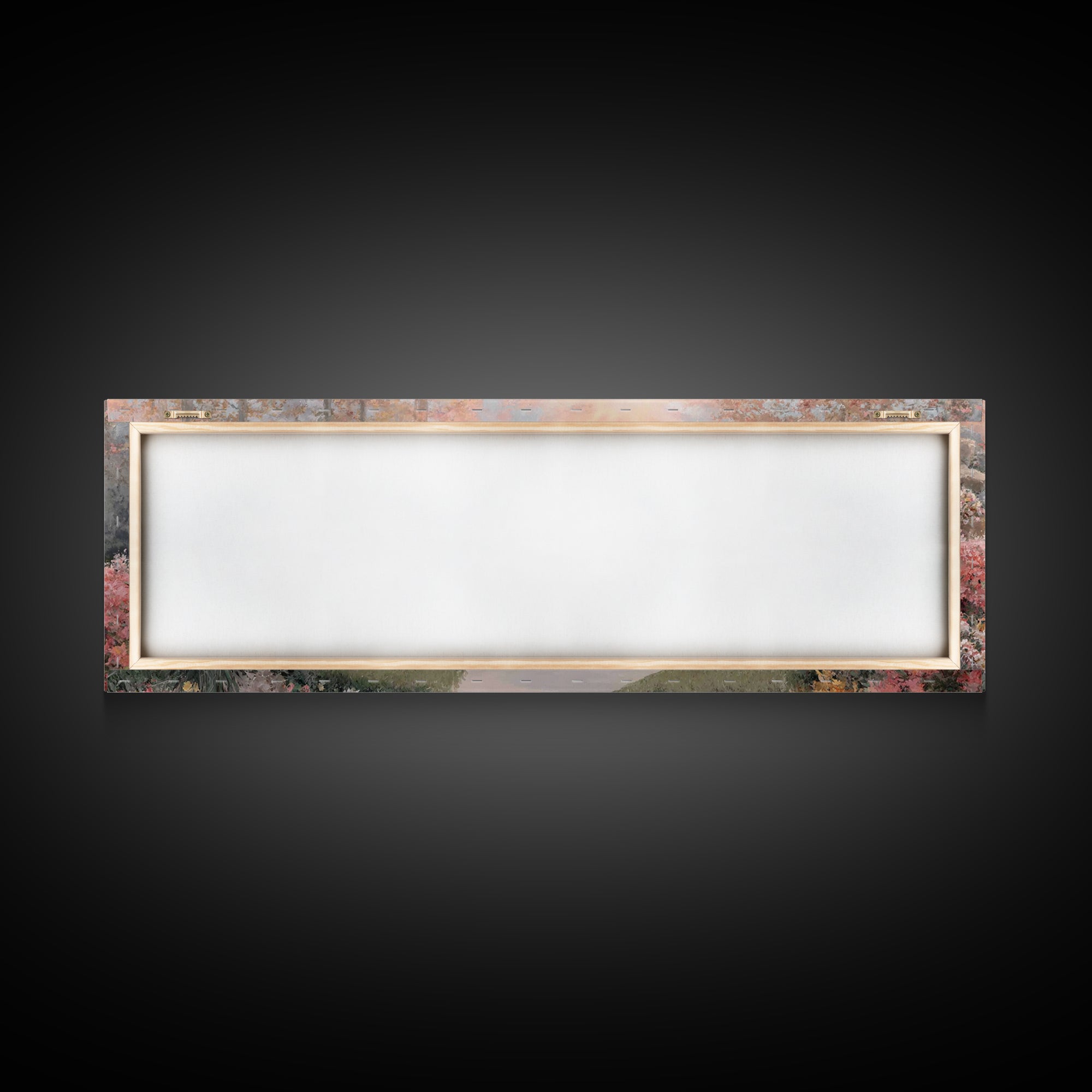 Sacred Forest Journey | Framed Canvas Print | Panoramic Frame | Christian Art | Jesus Painting | Christian Art Canvas | Moody Christian Art