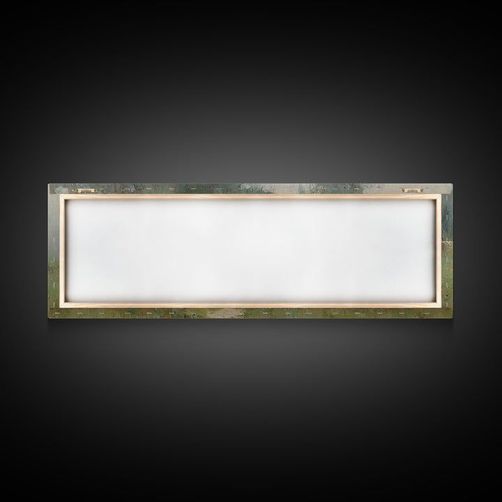 Hope Beyond The Stone – Framed Canvas Print – Panoramic Painting – Christian Art Canvas – Christian Wall Art – Resurrection Art – Christian