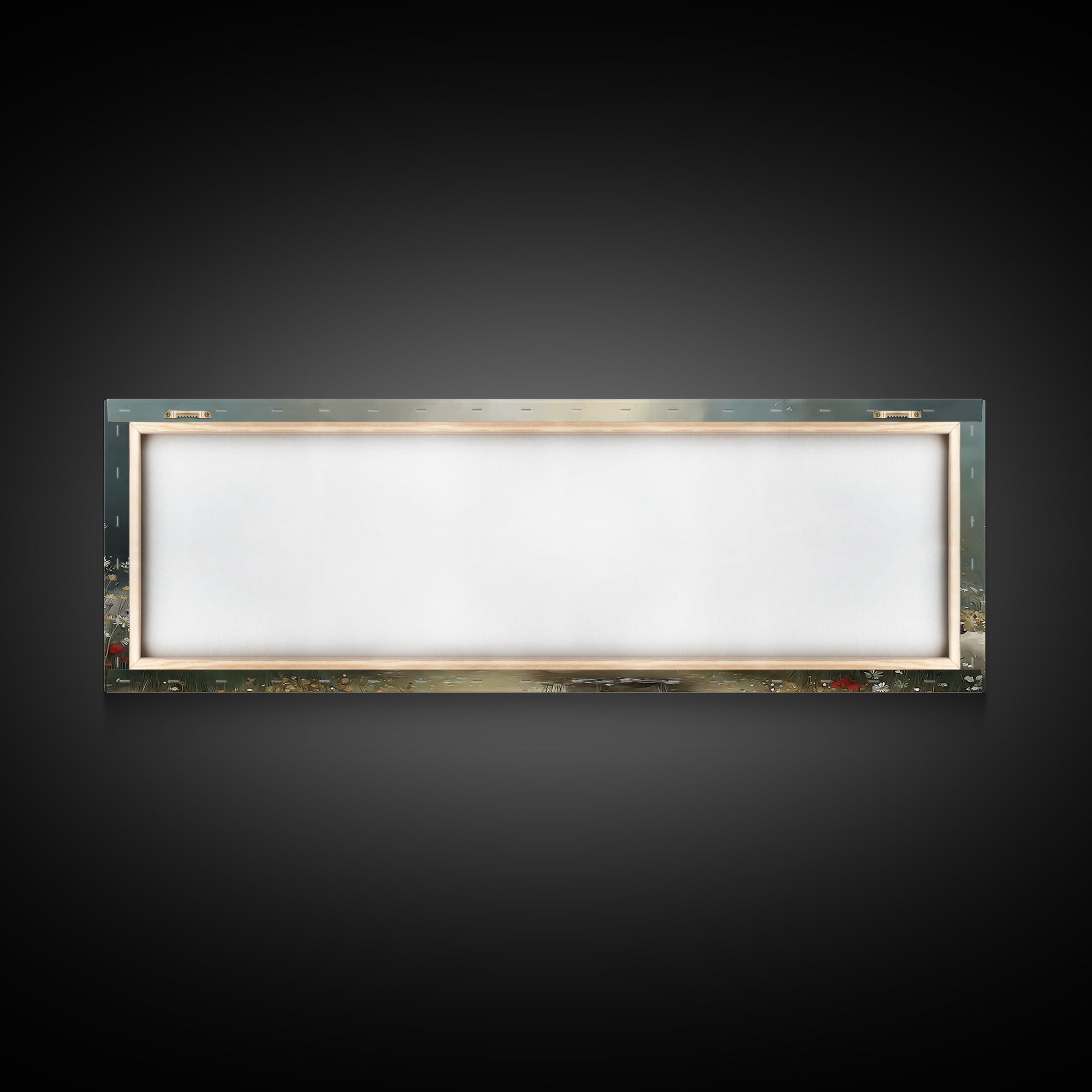 Heavenly Bloom Path | Framed Canvas Print | Christian Art Canvas | Christian Christmas Art | Panoramic Wall Art | Christian Wall Art | Jesu