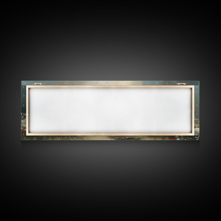 Heavenly Bloom Path | Framed Canvas Print | Christian Art Canvas | Christian Christmas Art | Panoramic Wall Art | Christian Wall Art | Jesu