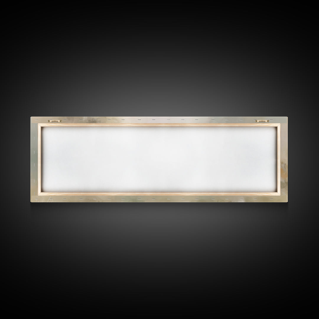 Light Of Renewal, Framed Canvas Print, Christian Art Canvas, Panoramic Painting, Christian Christmas Art, Christian Wall Art, Jesus Paintin