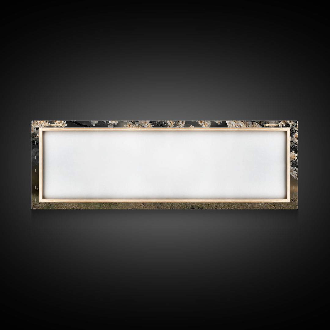 Stillness Of Grace | Framed Canvas Print | Panoramic Frame | Christian Wall Art | Christian Art Canvas | Christian Christmas Art | Jesus Pa