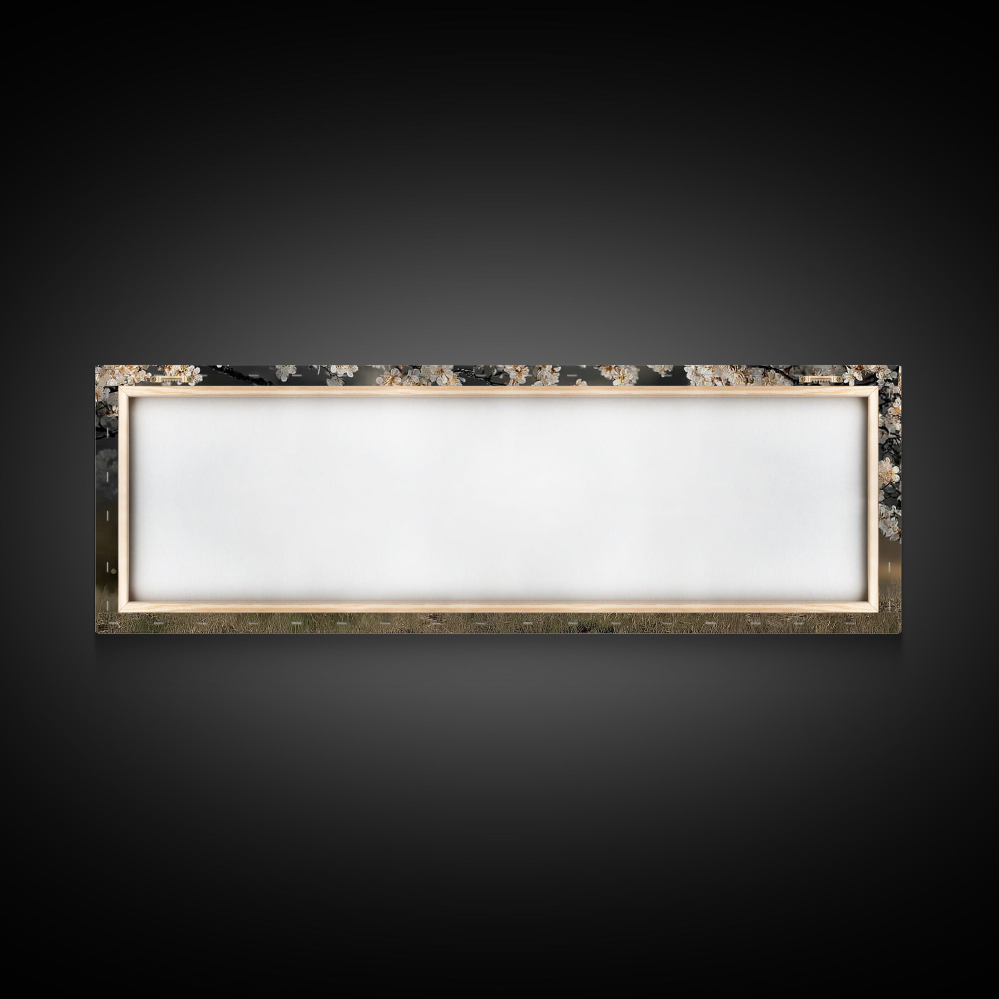 Stillness Of Grace | Framed Canvas Print | Panoramic Frame | Christian Wall Art | Christian Art Canvas | Christian Christmas Art | Jesus Pa