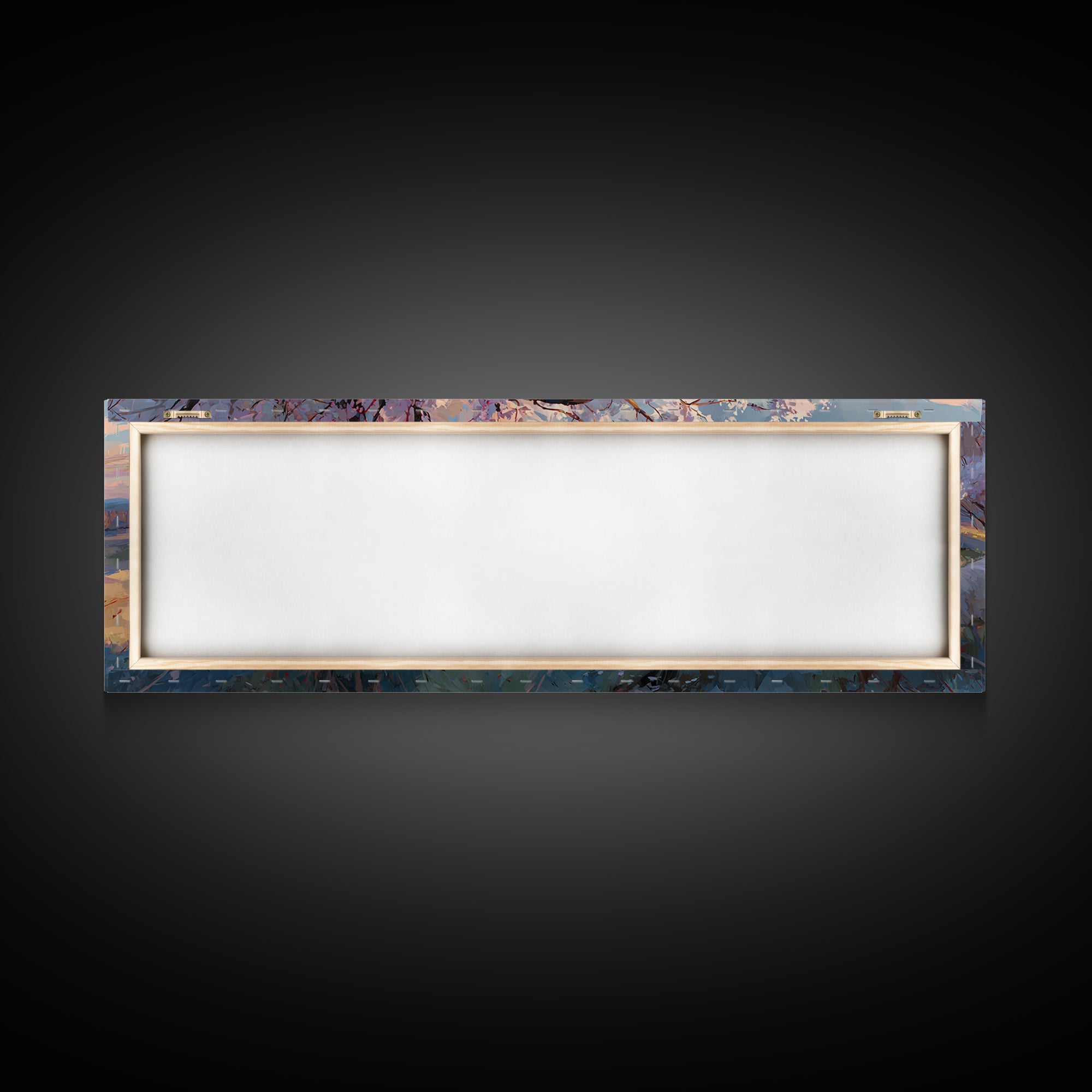 The Shepherd’s Quiet – Framed Canvas Print – Jesus Painting – Christian Wall Art – Panoramic Art – Christian Christmas Art – Christian Art