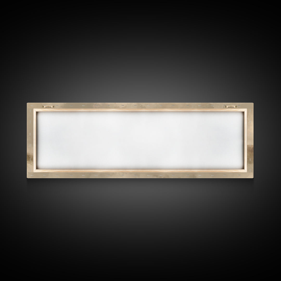 Mist Of Mercy | Framed Canvas Print | Panoramic Painting | Christian Wall Art | Christian Art Canvas | Christian Christmas Art | Jesus Pain