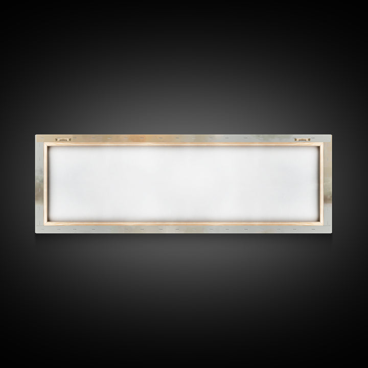 Soft Morning Chapel | Framed Canvas Print | Panoramic Wall Art | Christian Art Canvas | Christian Painting | Christian Christmas Art | Chri