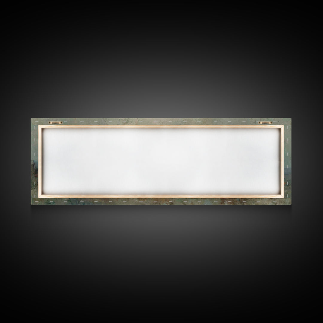 Bethlehem Night Sky | Framed Canvas Print | Christmas Art | Panoramic Painting | Christian Wall Art | Christian Art Canvas | Christian Chri