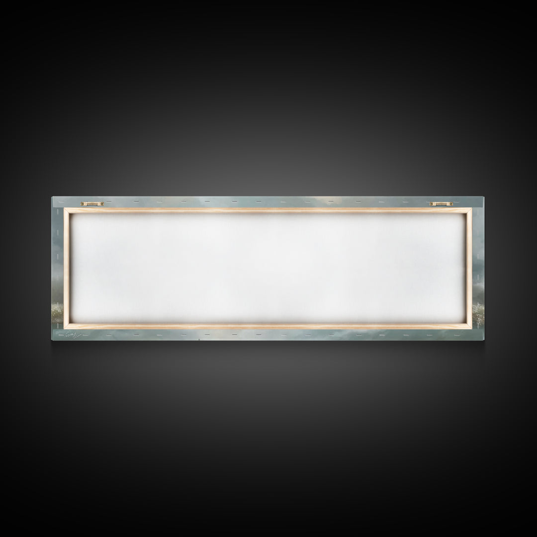 Light Of Redemption, Framed Canvas Print, Christian Painting, Panoramic Wall Art, Christian Art Canvas, Jesus Painting, Christian Decor