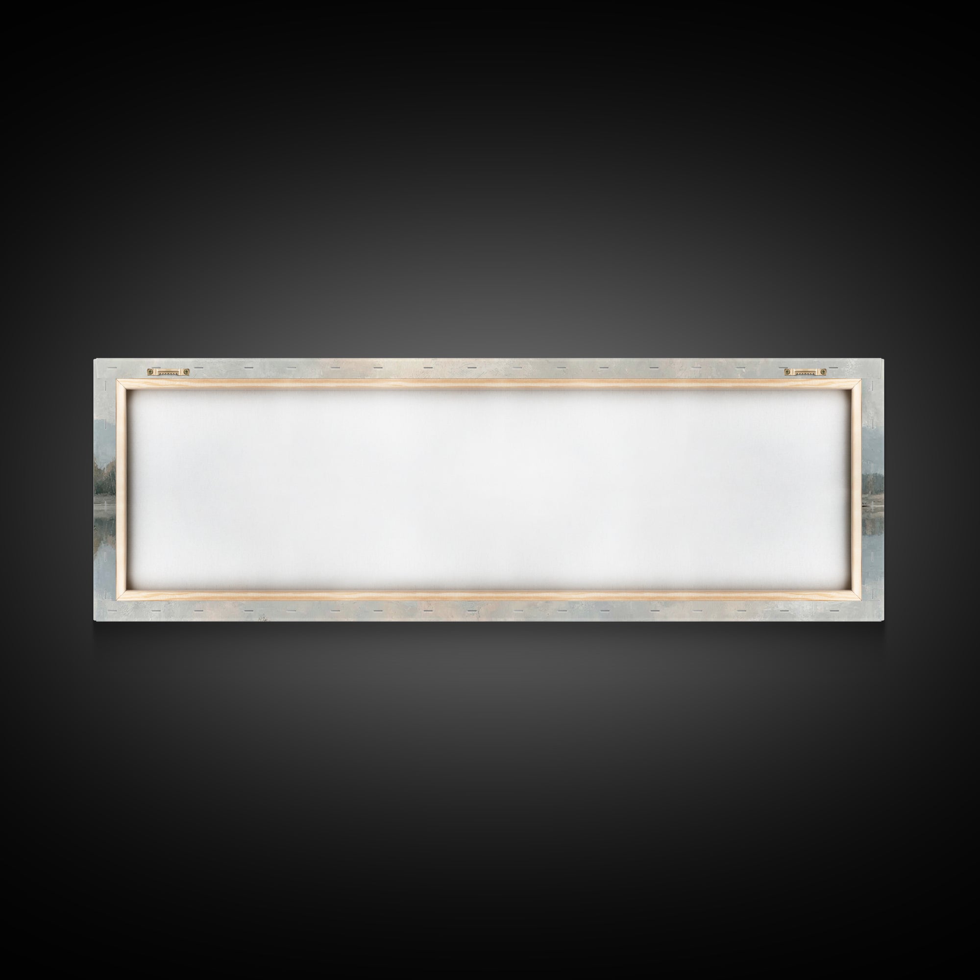 Evening Bethlehem Glow – Framed Canvas Print – Christian Wall Art – Panoramic Frame – Christian Art Canvas – Christmas Art – Christian Gift