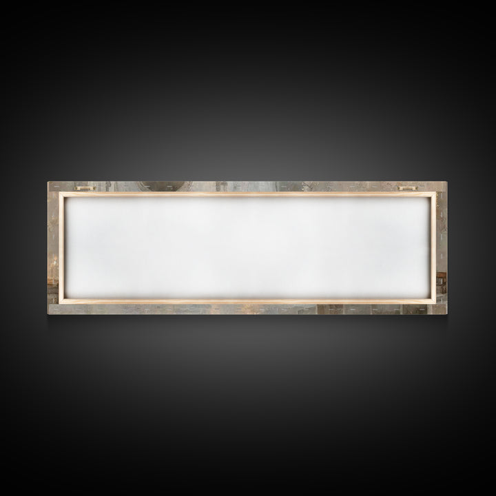 Holy Quiet Evening | Framed Canvas Print | Christian Art Canvas | Panoramic Frame | Christmas Art | Christian Wall Art | Christian Decor