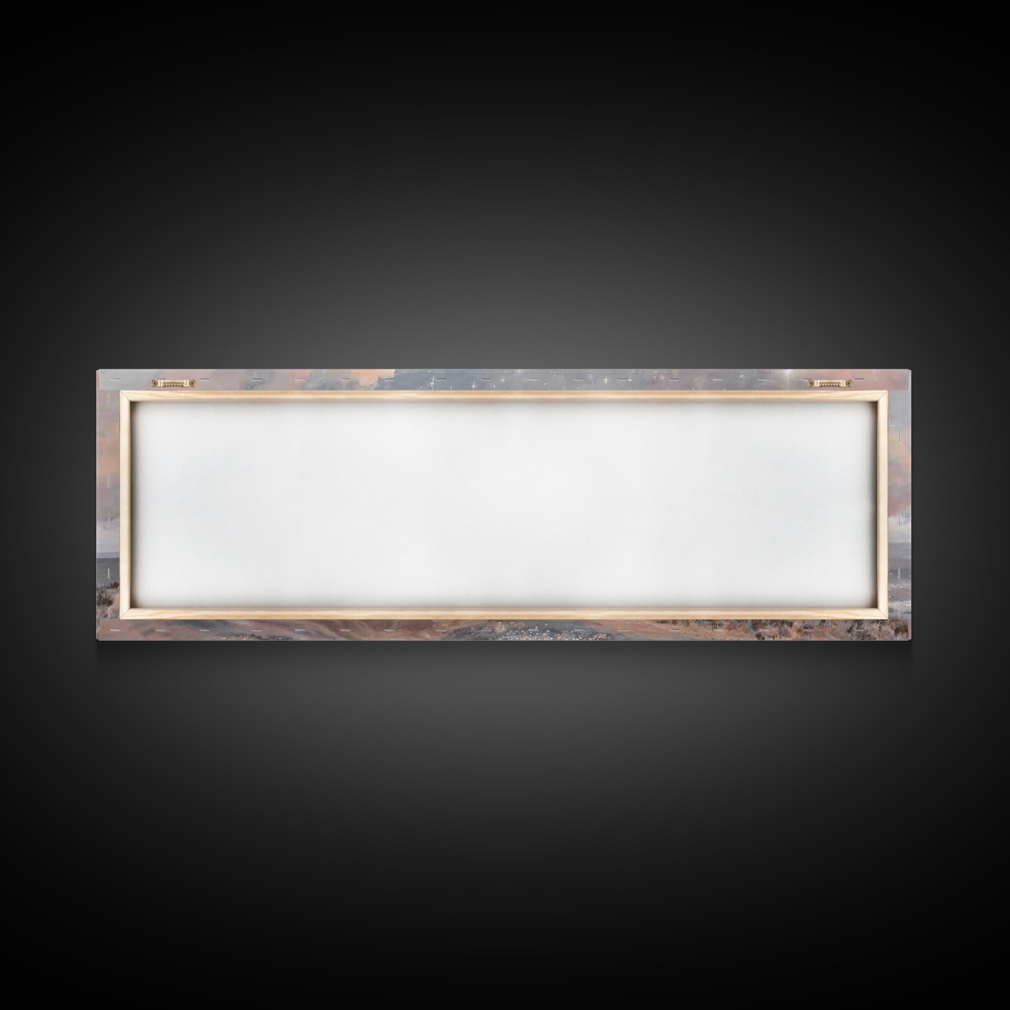 The Guiding Star – Framed Canvas Print – Christian Wall Art – Panoramic Art – Christian Art Canvas – Christmas Art – Christian Decor