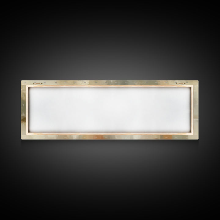 Garden Of The Shepherd, Framed Canvas Print, Jesus Painting, Christian Wall Art, Panoramic Art, Christian Art Canvas, Christian Gift Ideas