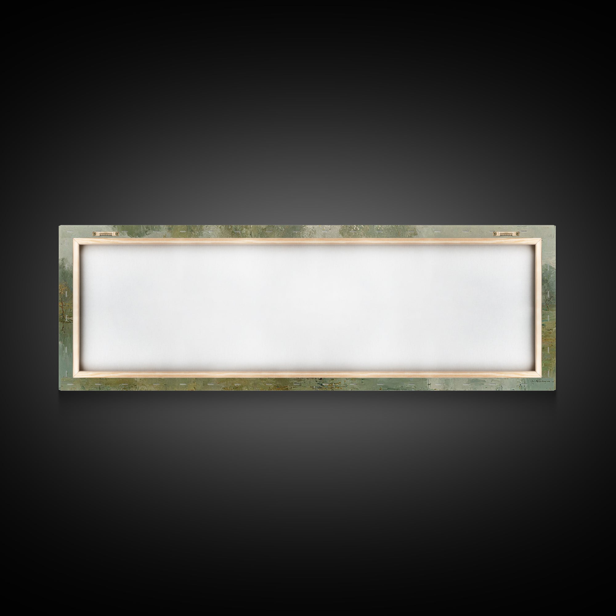 Pasture Of Peace – Framed Canvas Print – Christian Wall Art – Christian Art Canvas – Panoramic Painting – Jesus Painting – Christian Decor
