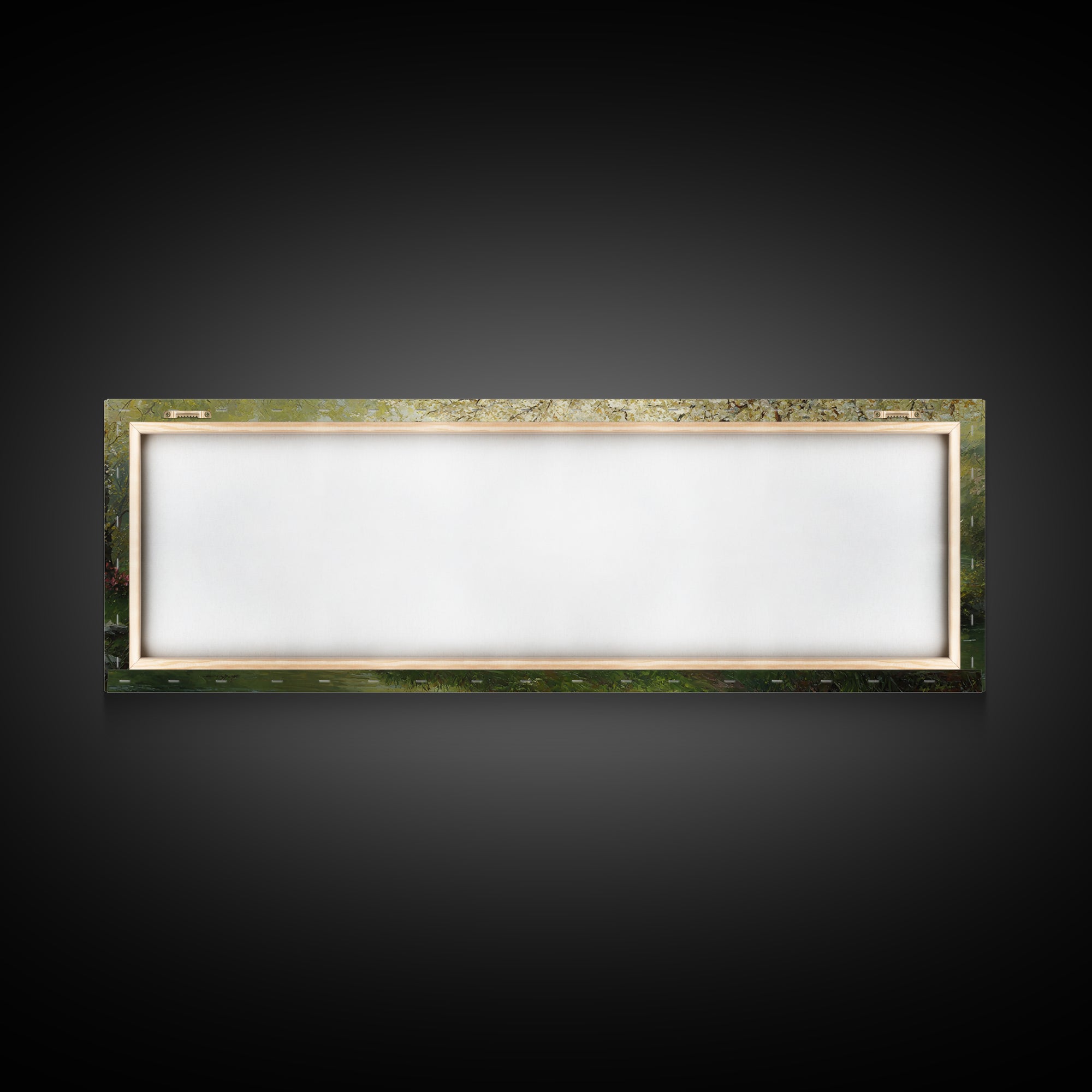 Blossoms Of Guidance, Framed Canvas Print, Christian Art Canvas, Panoramic Art, Jesus Painting, Christian Wall Art, Christian Gift