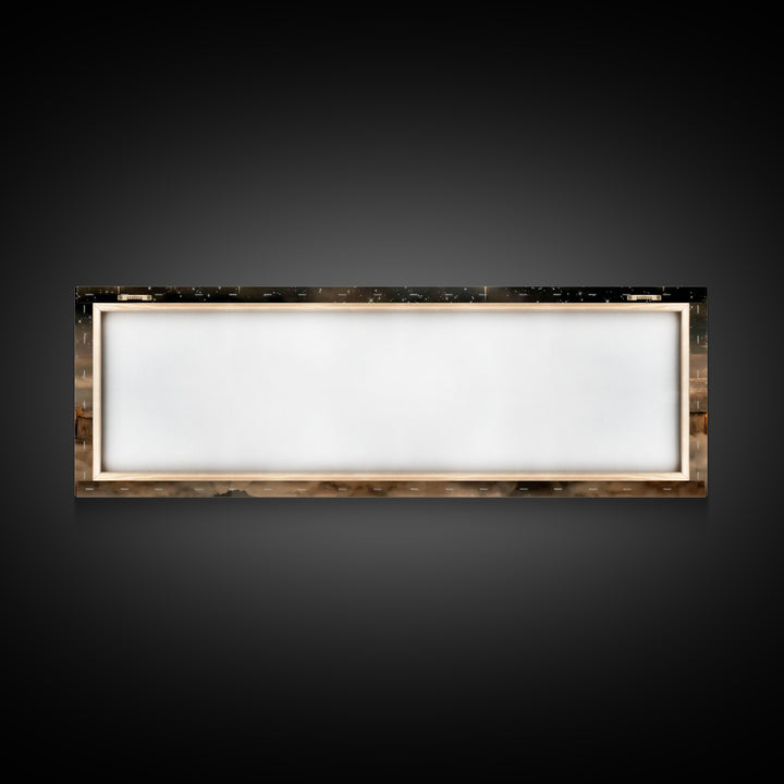 Holy Night Sky, Framed Canvas Print, Christian Art Canvas, Panoramic Painting, Christmas Wall Art, Christian Gift Ideas, Modern Christian A
