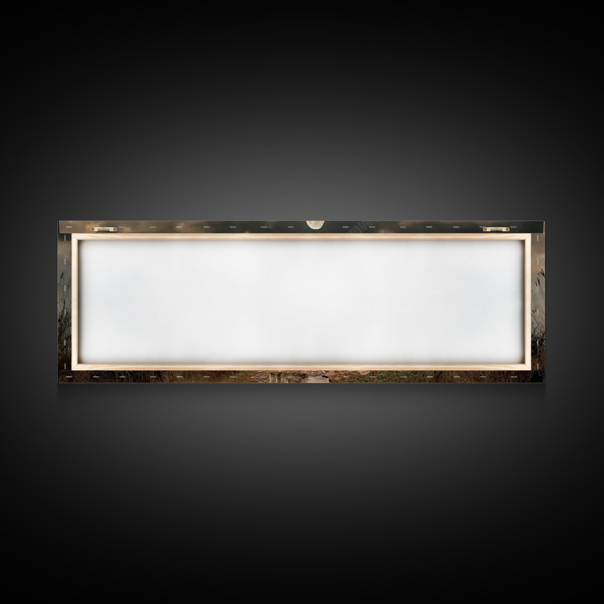 Shepherds Of Dawn – Framed Canvas Print – Christian Wall Art – Jesus Painting – Panoramic Art – Christian Art Canvas – Christian Christmas