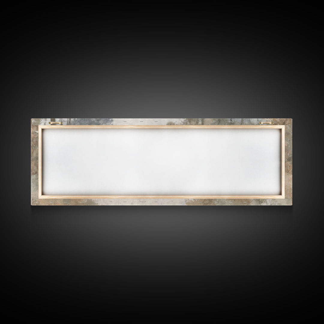 Waters Of Stillness – Framed Canvas Print – Christian Art Painting – Jesus Canvas Art – Panoramic Art – Christian Christmas Art – Subtle Ch