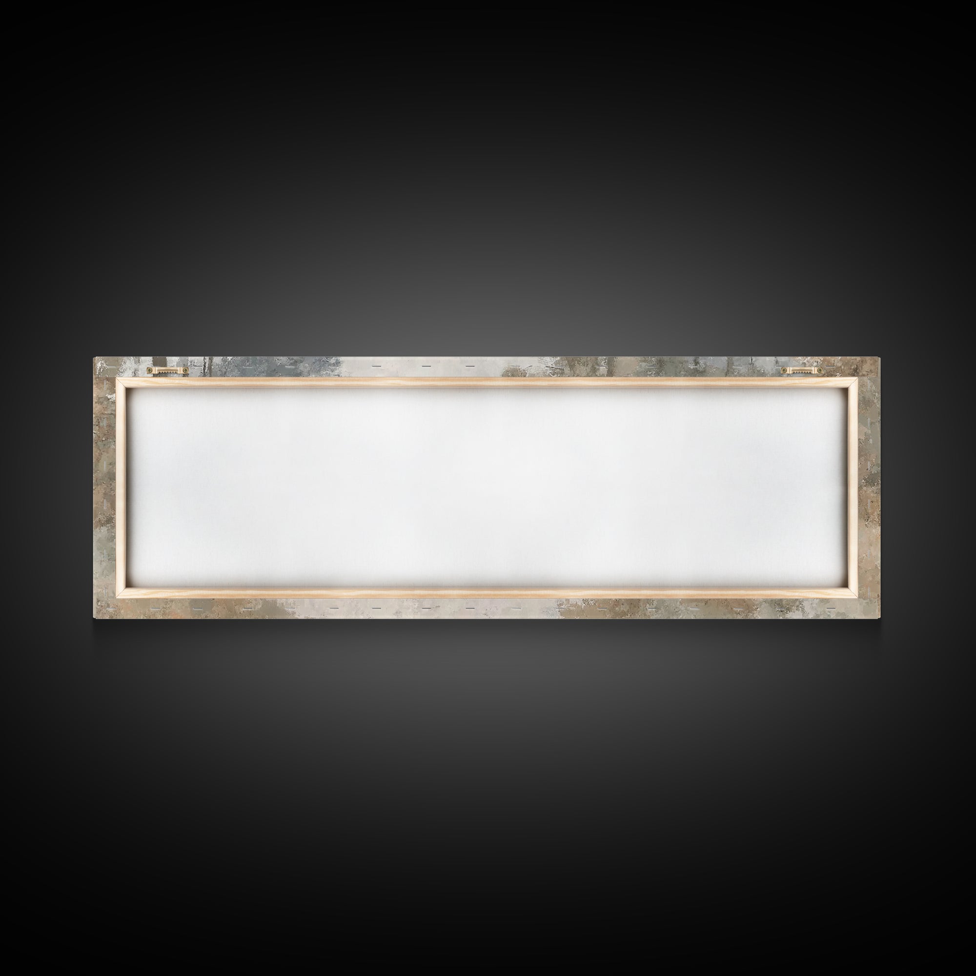 Waters Of Stillness – Framed Canvas Print – Christian Art Painting – Jesus Canvas Art – Panoramic Art – Christian Christmas Art – Subtle Ch