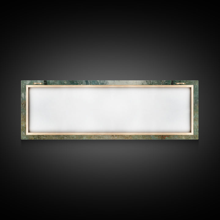 Forest Of Glory – Framed Canvas Print – Christian Wall Art – Panoramic Art – Jesus Painting – Christian Art Canvas – Modern Christian Art –