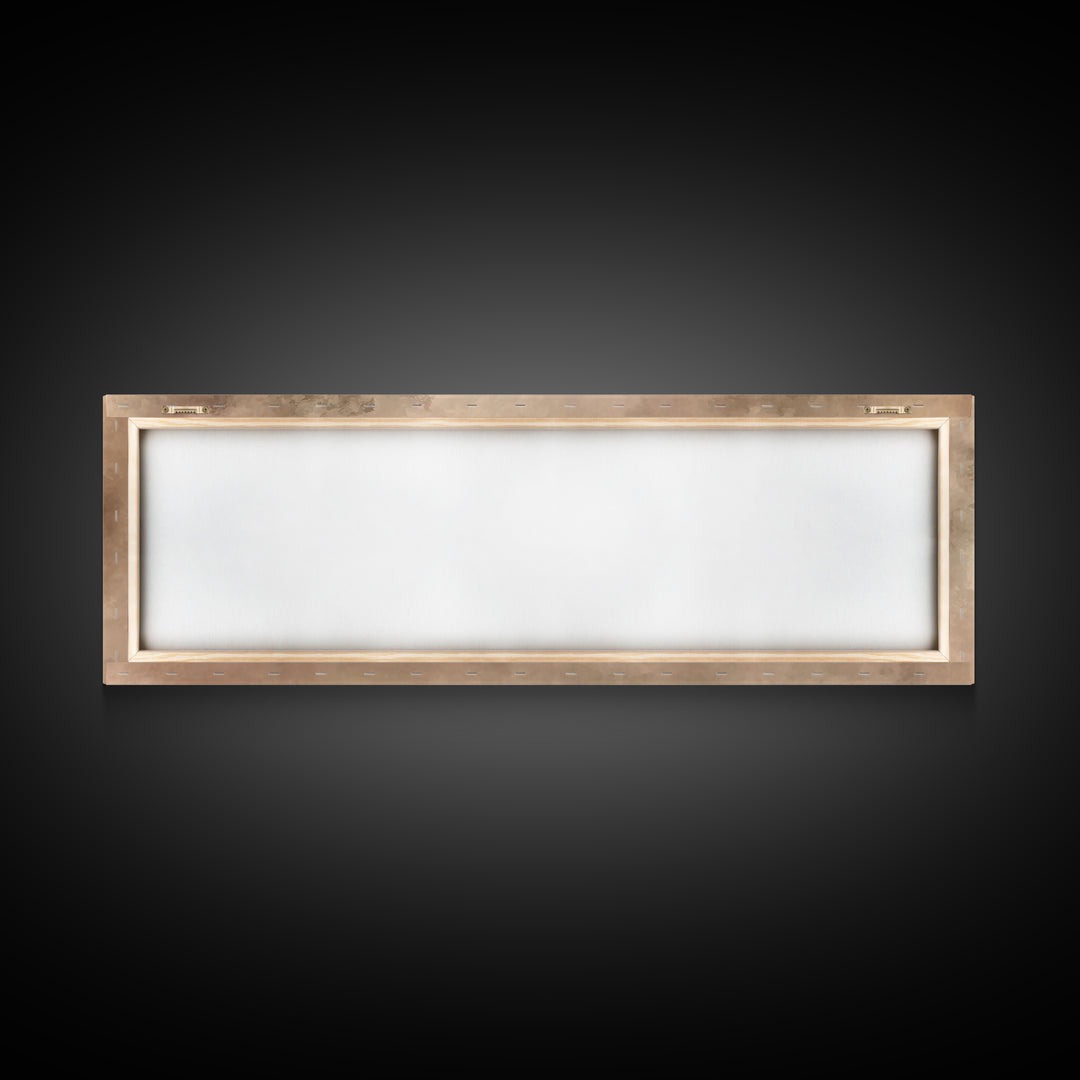Quiet Divine Path | Framed Canvas Print | Panoramic Painting | Christian Wall Art | Christian Art Work | Subtle Christian Art | Large Chris