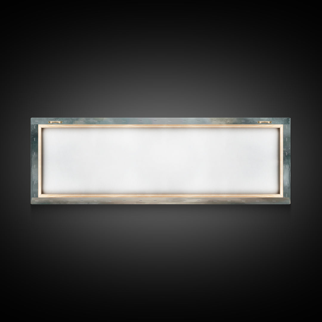 Light Of The Way, Framed Canvas Print, Panoramic Art, Christian Wall Art, Christian Art Canvas, Modern Christian Art, Jesus Painting, Chris