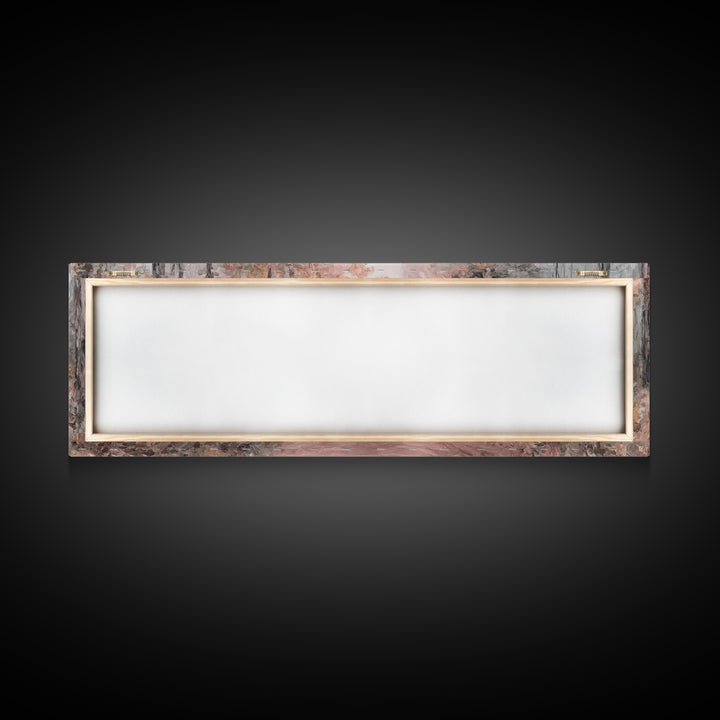 Walk In His Light – Framed Canvas Print – Christian Art Canvas – Panoramic Frame – Christian Wall Art – Christian Art Print – Moody Christi