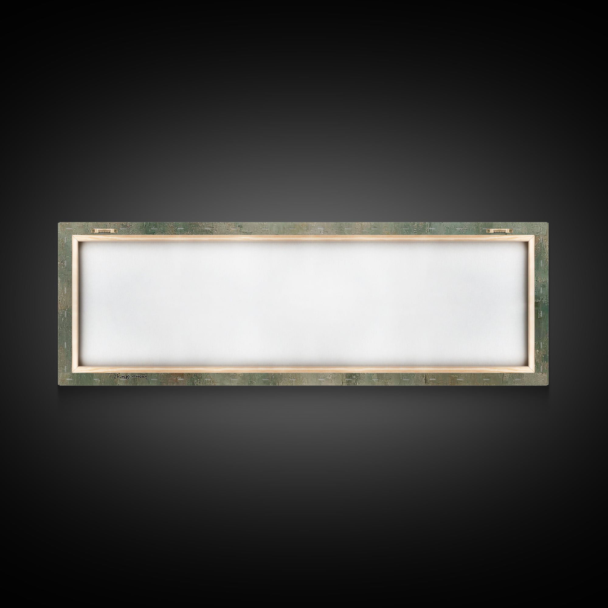 Whispered Hope, Framed Canvas Print, Panoramic Wall Art, Christian Art Canvas, Abstract Christian Art, Modern Christian Painting, Christian
