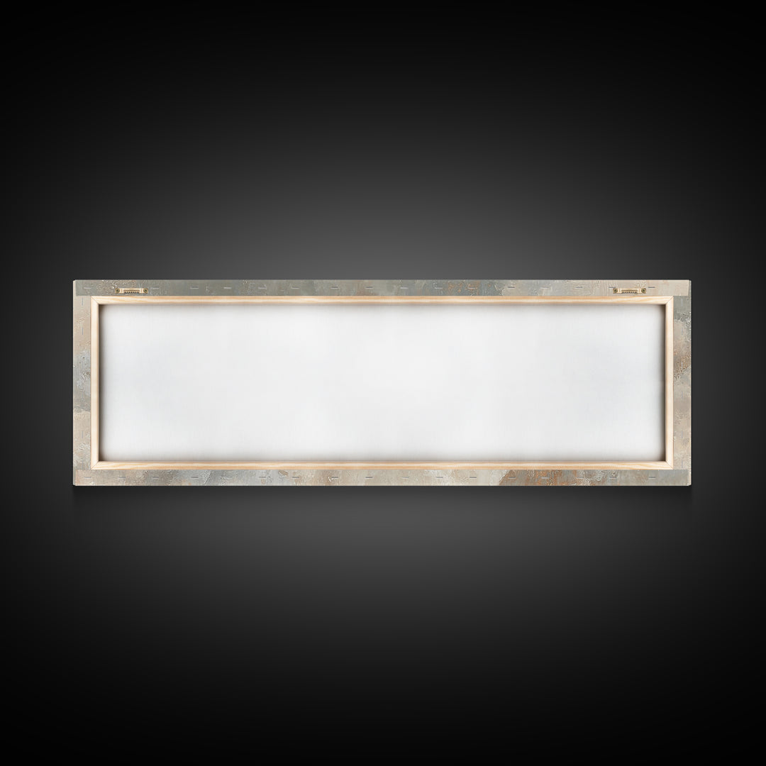 Radiant Crown Light, Framed Canvas Print, Panoramic Painting, Christian Wall Art, Jesus Painting, Christian Art Canvas, Modern Christian Ar