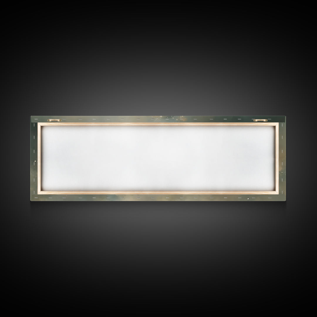 Heavenly Crown – Framed Canvas Print – Christian Wall Art – Jesus Painting – Panoramic Art – Christian Christmas Art – Christian Decor