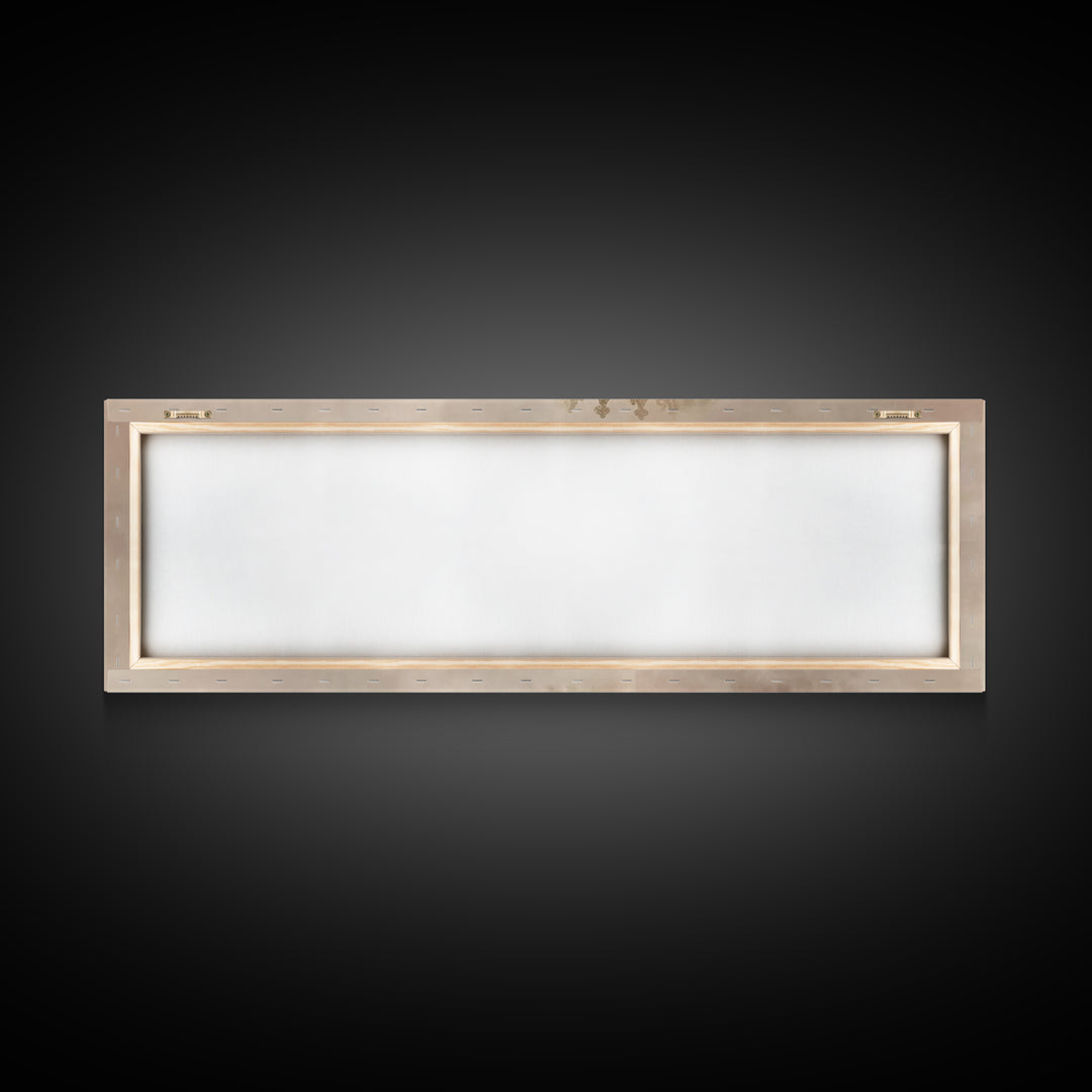 Silent Reverence, Framed Canvas Print, Christian Art Canvas, Christian Wall Art, Panoramic Wall Art, Christmas Art, Christian Gift