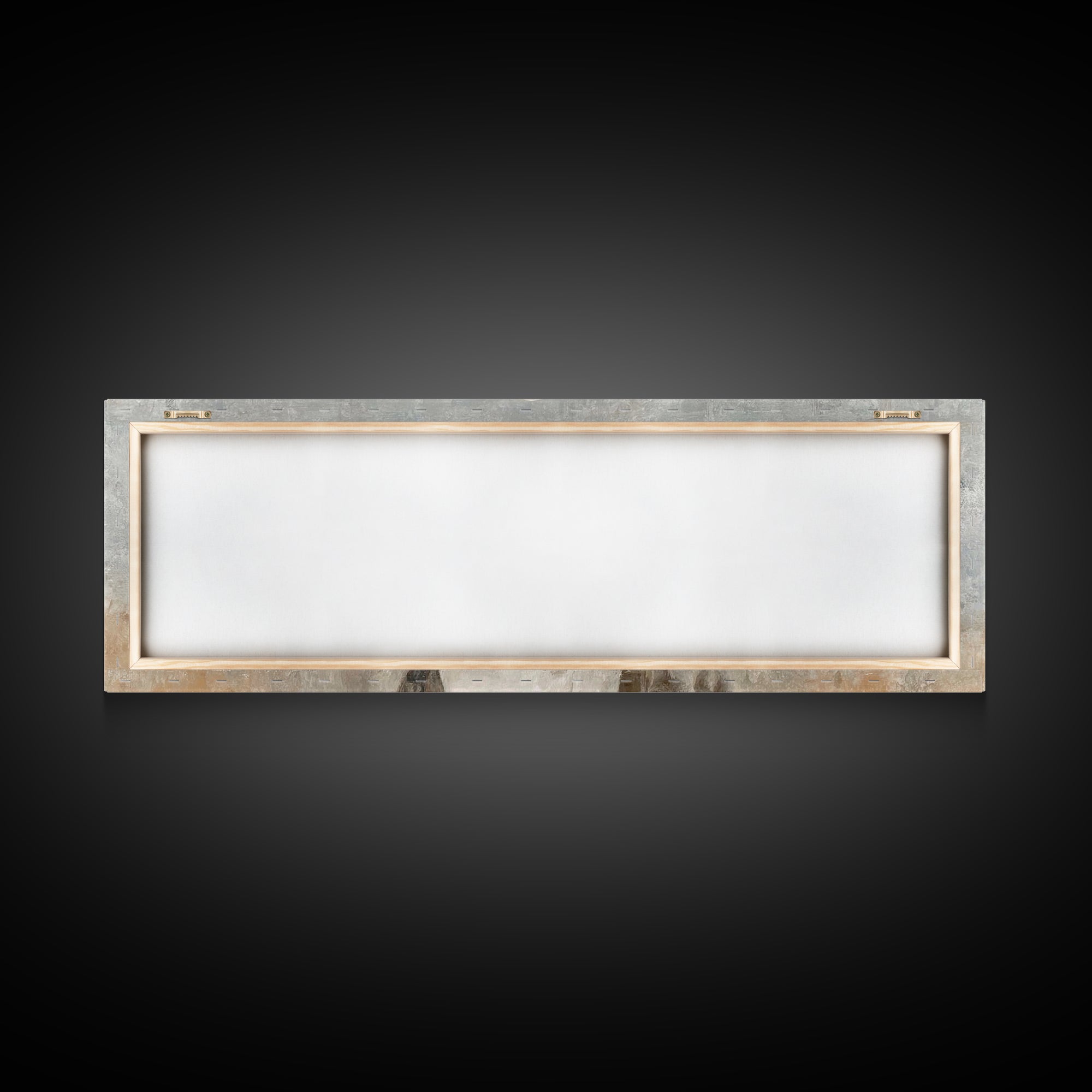 Winter Nativity | Framed Canvas Print | Christian Christmas Art | Christian Wall Art | Panoramic Painting | Christian Decor | Christian Gif