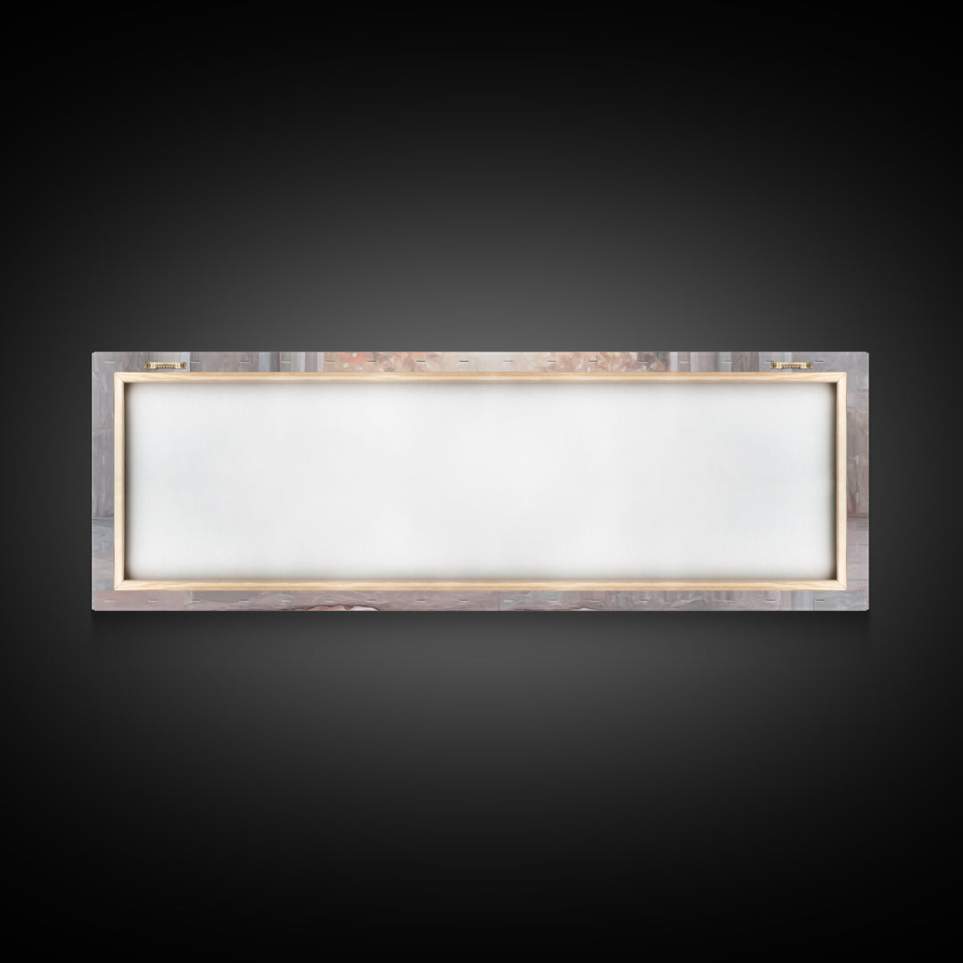 Holy Dawn, Framed Canvas Print, Christian Wall Art, Jesus Christmas Art, Panoramic Print, Christian Art Canvas, Christian Christmas Art