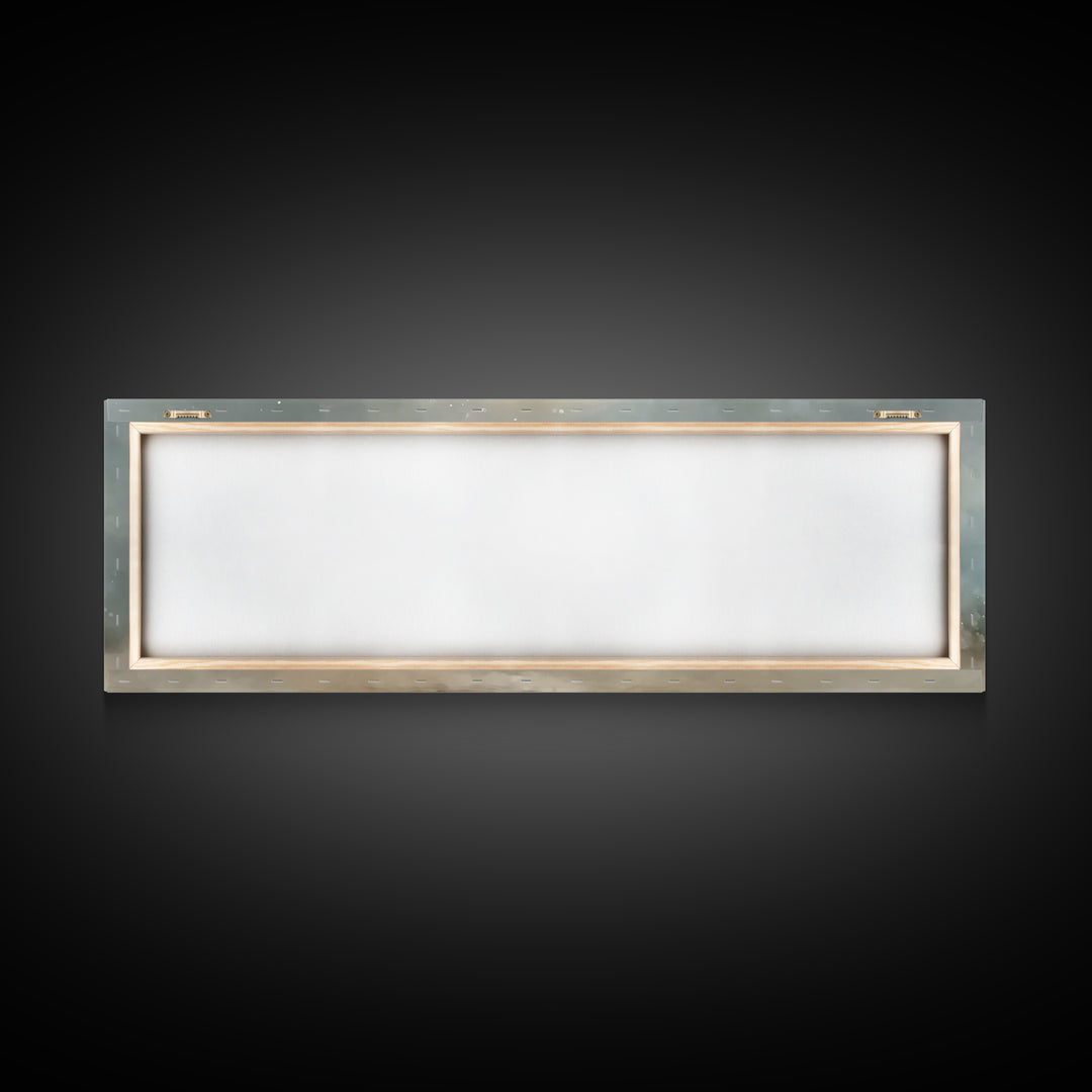 Humble Light – Framed Canvas Print – Christian Wall Art – Christmas Art – Panoramic Painting – Christian Decor – Christmas Canvas Wall Art