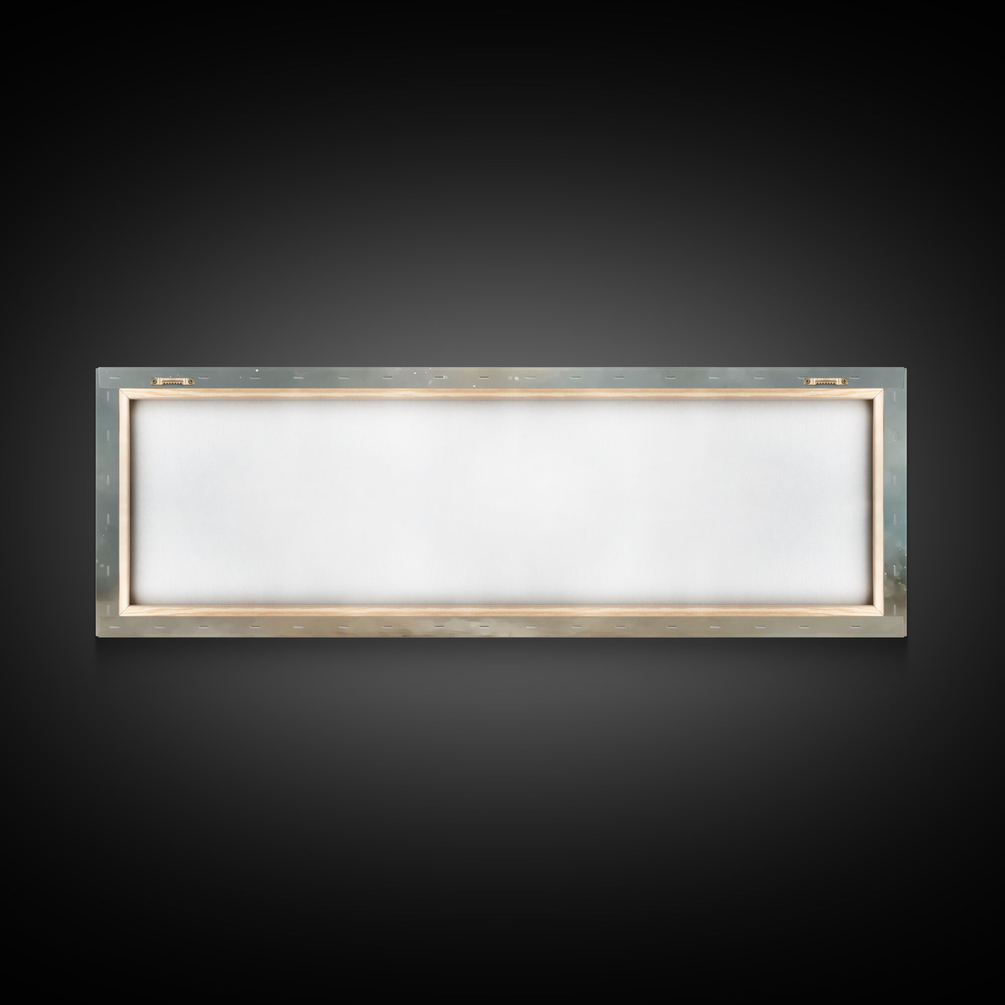 Humble Light – Framed Canvas Print – Christian Wall Art – Christmas Art – Panoramic Painting – Christian Decor – Christmas Canvas Wall Art