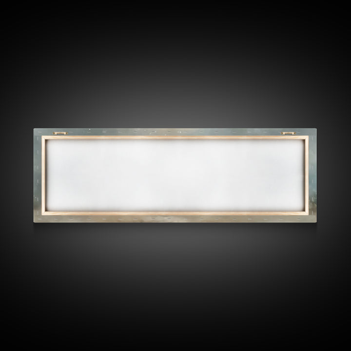 Humble Light – Framed Canvas Print – Christian Wall Art – Christmas Art – Panoramic Painting – Christian Decor – Christmas Canvas Wall Art