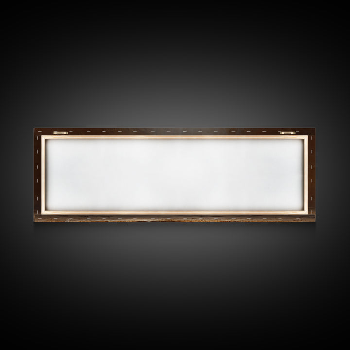Manger Blessing | Framed Canvas Print | Christian Wall Art | Christmas Art | Panoramic Wall Art | Christian Art Canvas | Christian Christma