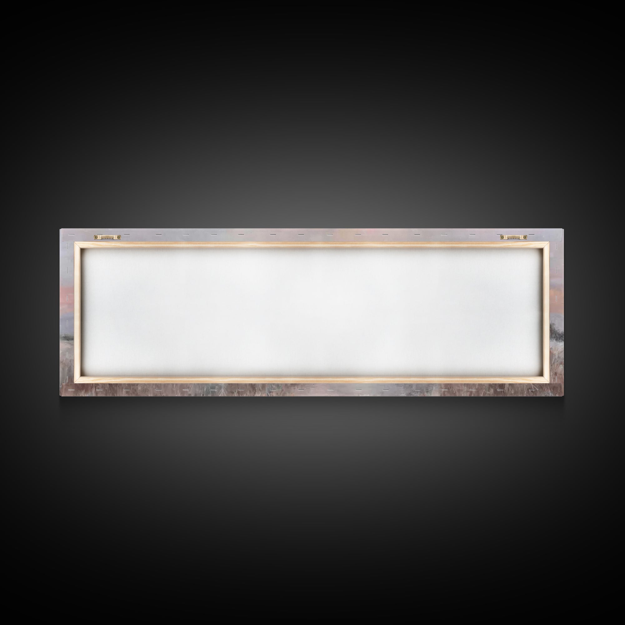 Moonrise Hope, Framed Canvas Print, Panoramic Painting, Christmas Wall Art, Christian Art Canvas, Christian Christmas Art, Christian Gift I