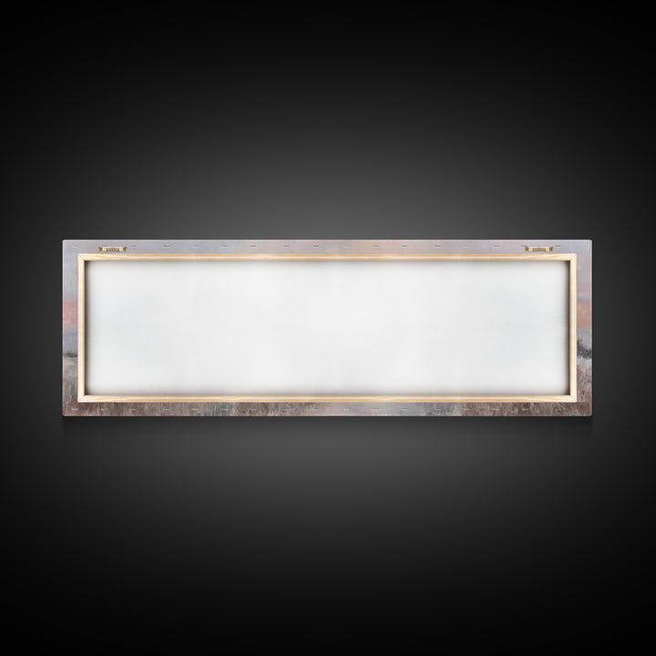 Moonrise Hope, Framed Canvas Print, Panoramic Painting, Christmas Wall Art, Christian Art Canvas, Christian Christmas Art, Christian Gift I