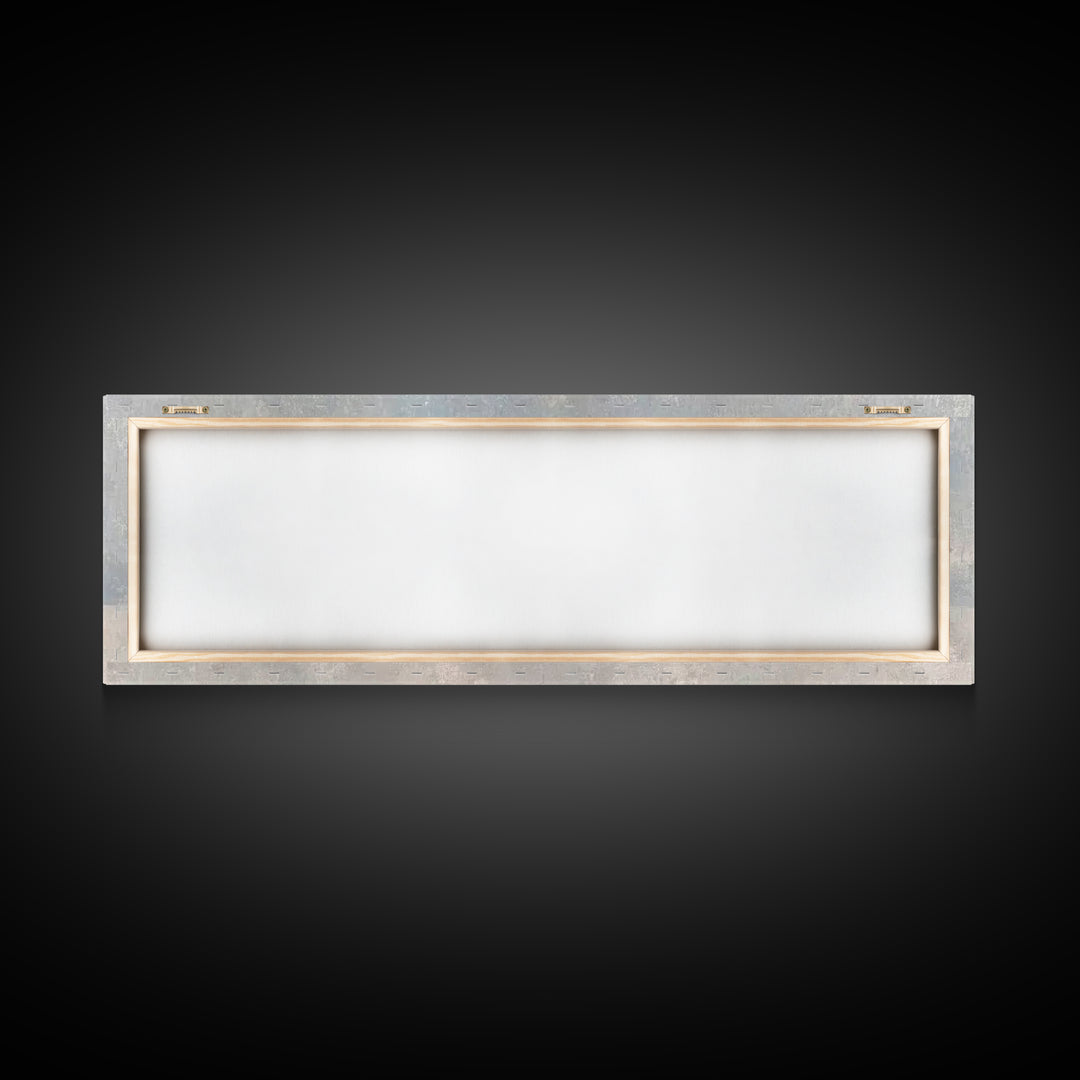 Winter Pasture Grace – Framed Canvas Print – Panoramic Art – Christian Wall Art – Christmas Art – Christian Art Canvas – Christmas Decorati