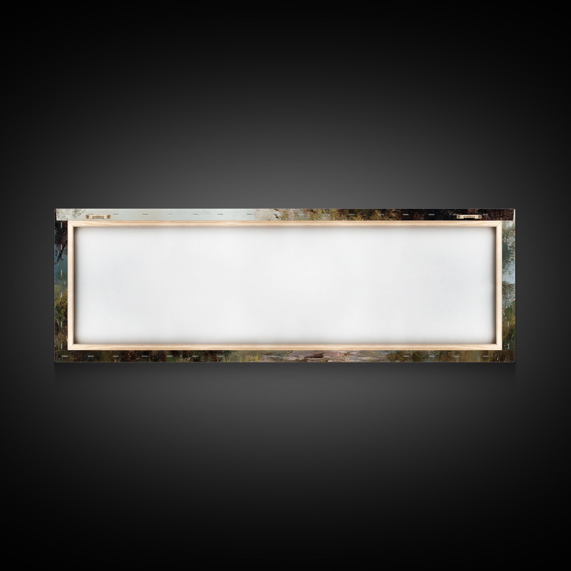 Garden Walk Hope | Framed Canvas Print | Panoramic Art | Christian Wall Art | Jesus Art Print | Christian Decor | Christian Gift Ideas