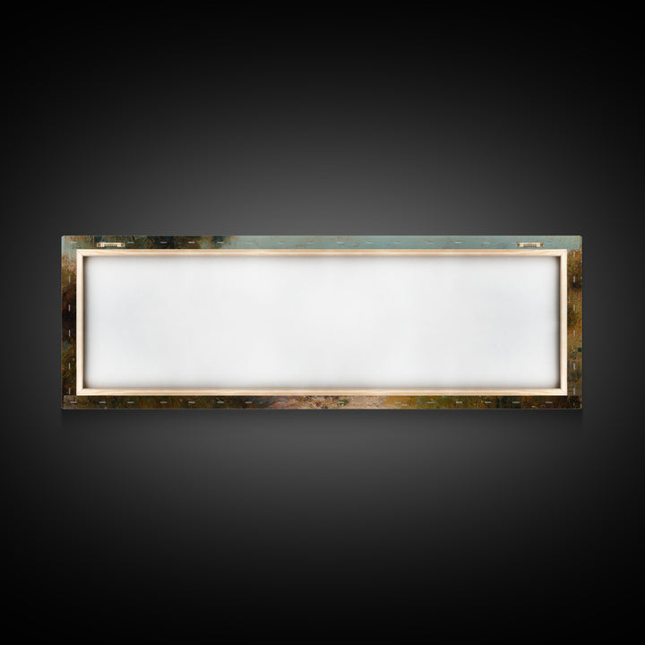 Hillside Grace – Framed Canvas Print – Christian Art Canvas – Panoramic Painting – Christian Wall Art – Jesus Painting – Christian Christma