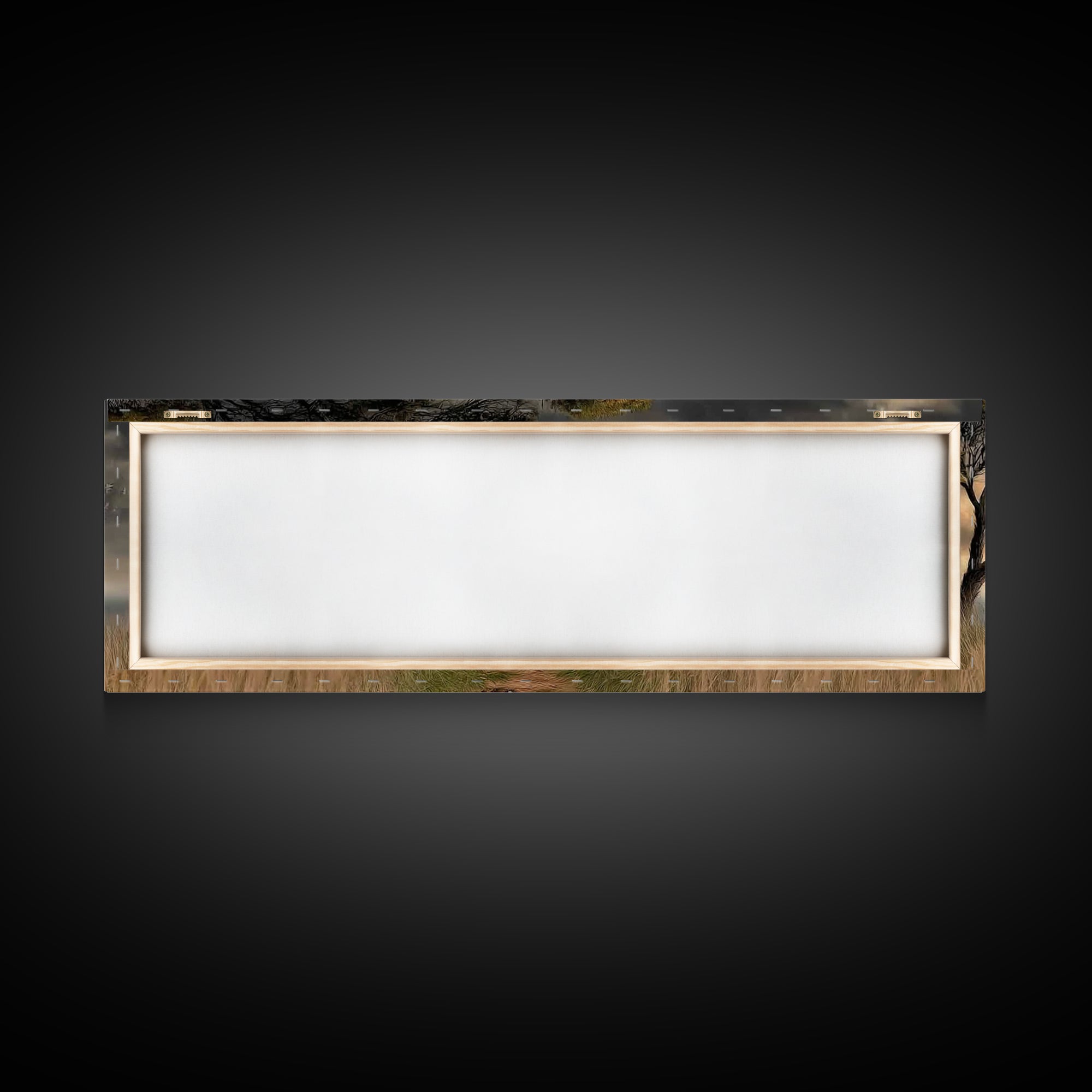Evening Promise, Framed Canvas Print, Christian Art Canvas, Panoramic Wall Art, Christian Painting, Christmas Wall Art, Jesus Canvas Art