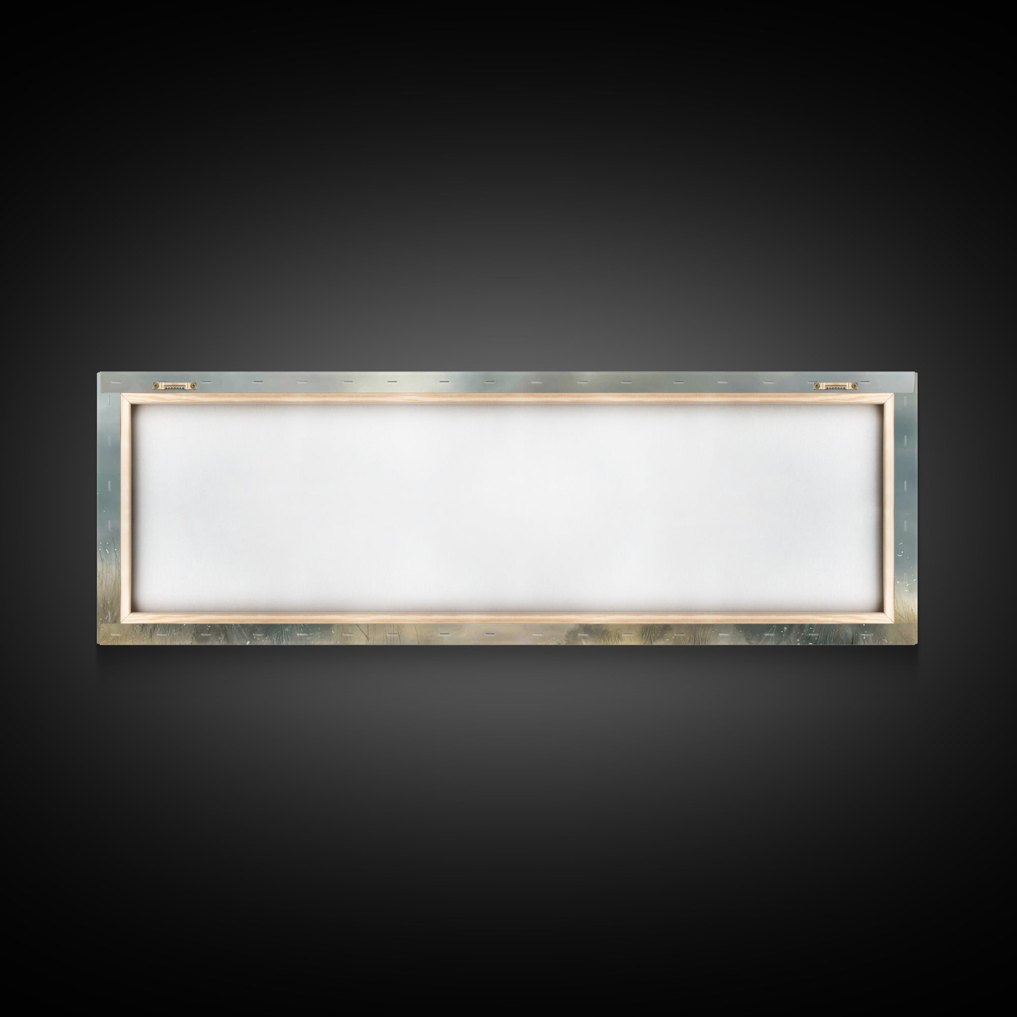 Quiet Flock | Framed Canvas Print | Christian Art Canvas | Panoramic Painting | Christian Wall Art | Christmas Art | Modern Christian Art