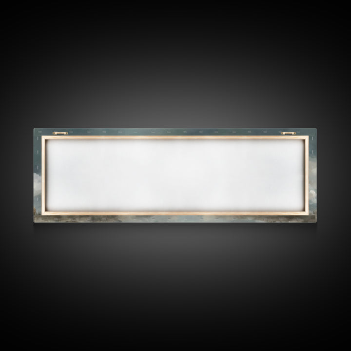 Shepherd’s Radiance – Framed Canvas Print – Panoramic Painting – Christian Wall Art – Christian Art Canvas – Christmas Art – Jesus Painting