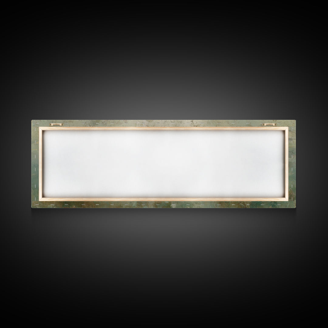 Horizon Of Peace, Framed Canvas Print, Panoramic Print, Christian Wall Art, Christian Art Canvas, Jesus Painting, Christmas Art
